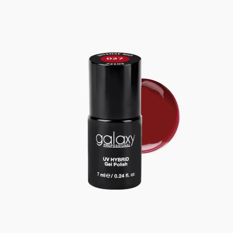 BURGUNDIES - trajni lak za nokte UV/LED Hybrid 7 ml - Intense Red S027