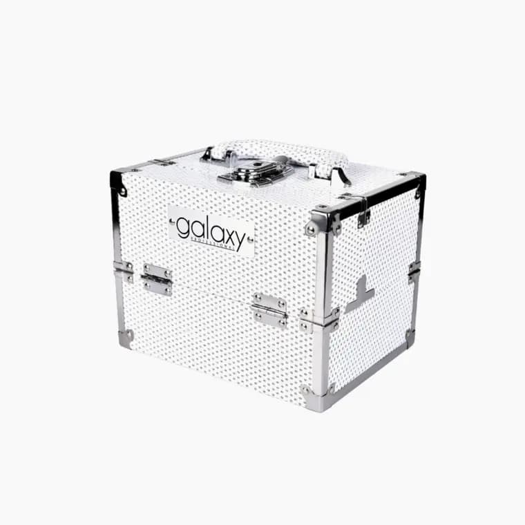 Cosmetic Case - Glitter GLX1286 - White